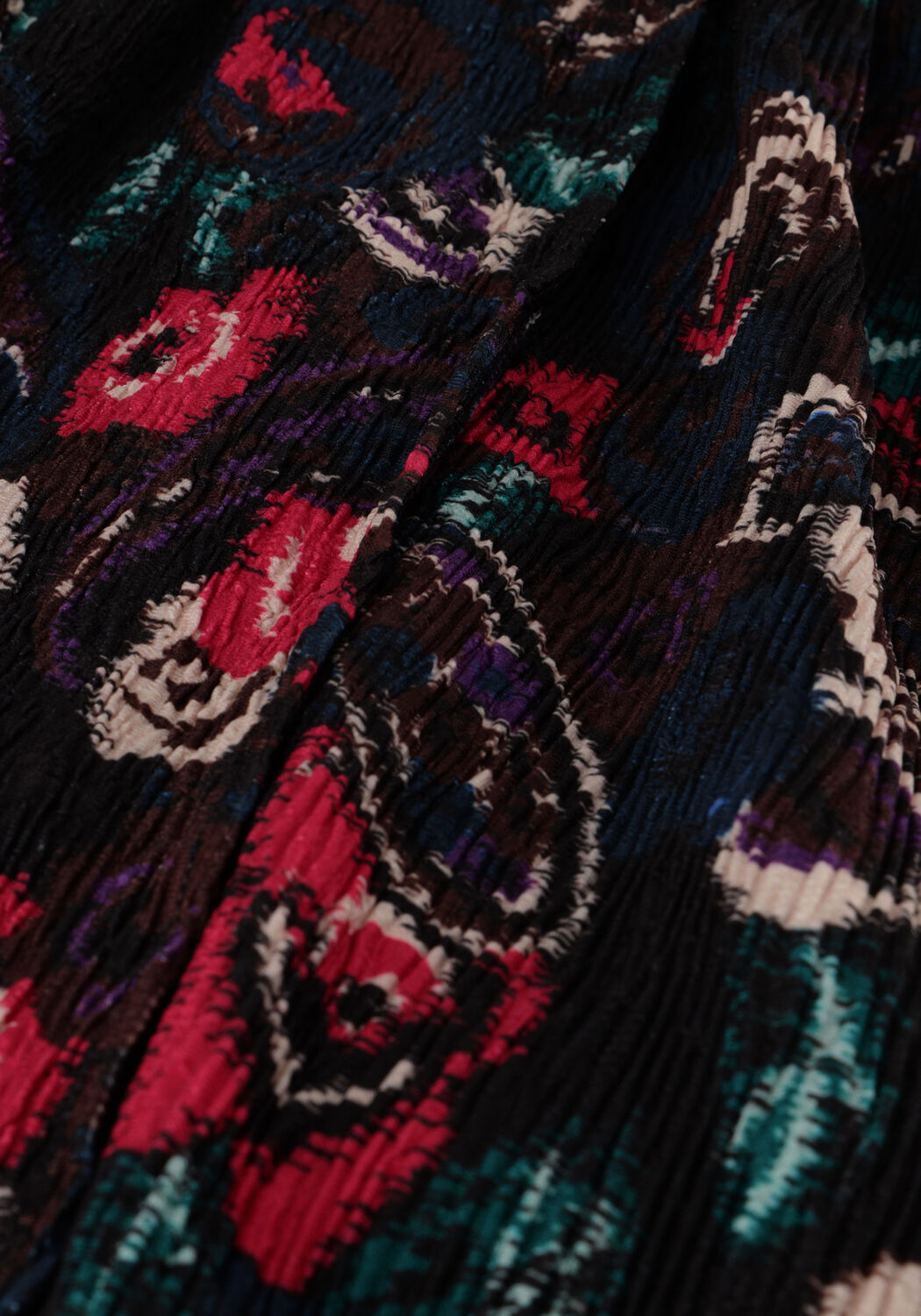 Schwarze ALIX THE LABEL Minikleid PAISLEY FLOWER DRESS - large