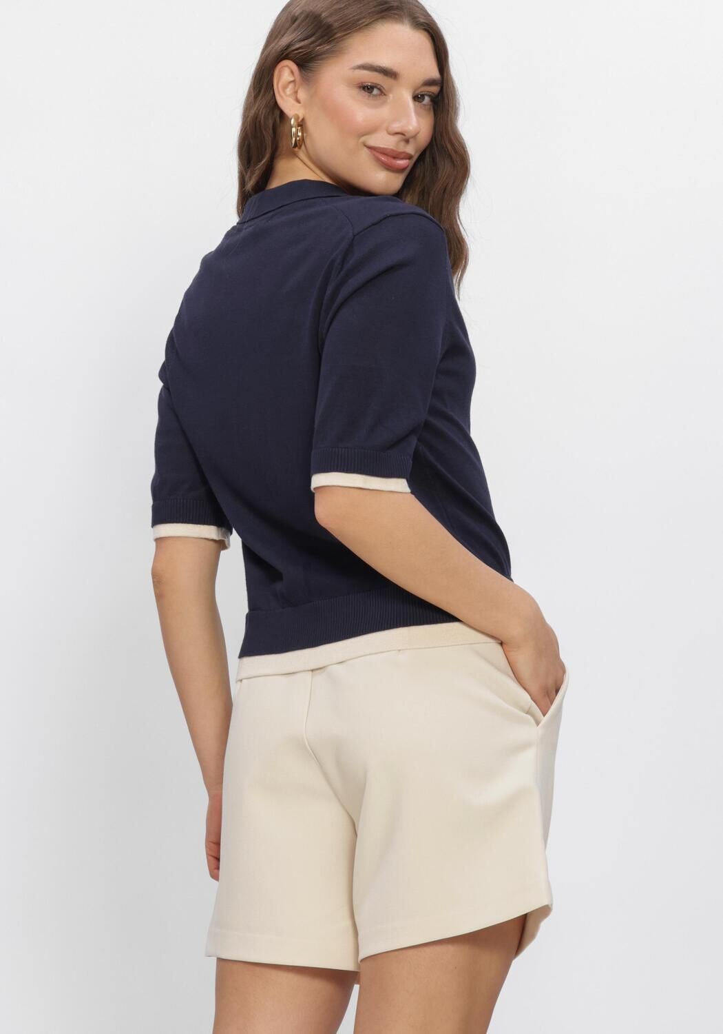 Dunkelblau CO'COUTURE Pullover LUECC CROP CARDIGAN - large