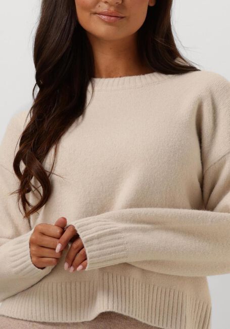 Creme NEO NOIR Pullover DETRI SOLID KNIT BLOUSE - large