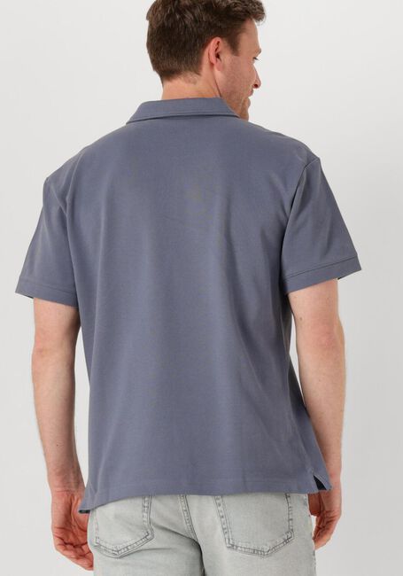 Graue CALVIN KLEIN Polo-Shirt WOVEN LABEL POLO - large