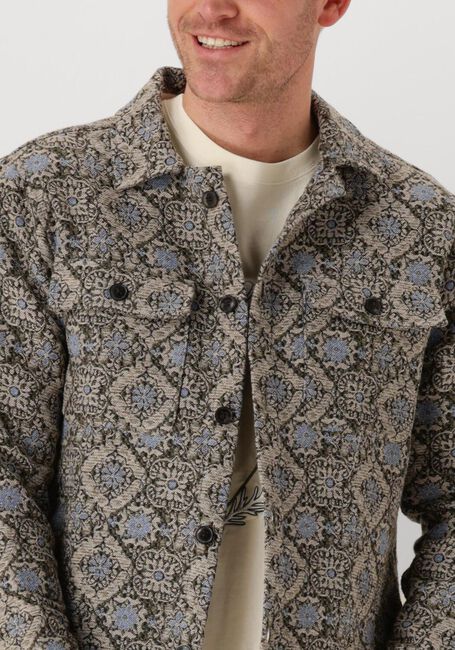 Blaue ANERKJENDT Hemden AKOSCAR JAQUARD OVER SHIRT - large