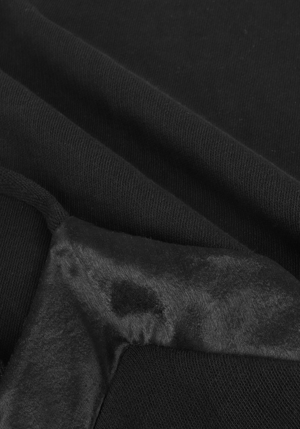 Schwarze 10DAYS Midikleid DRESS FLEECE - large