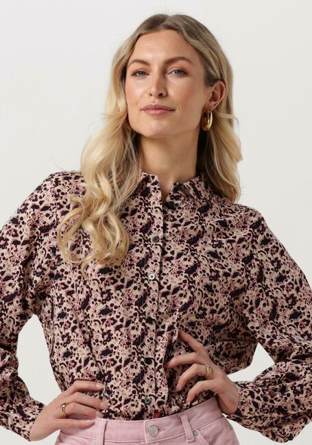 Mehrfarbige/Bunte SCOTCH & SODA Bluse PRINTED BALLOON SLEEVE SHIRT - large