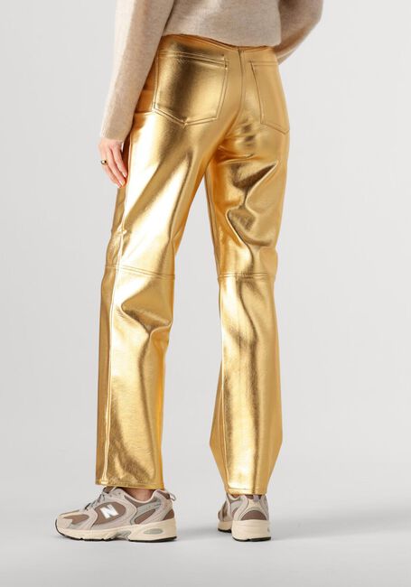 Goldfarbene EDITED Weite Hose OONA TROUSERS - large