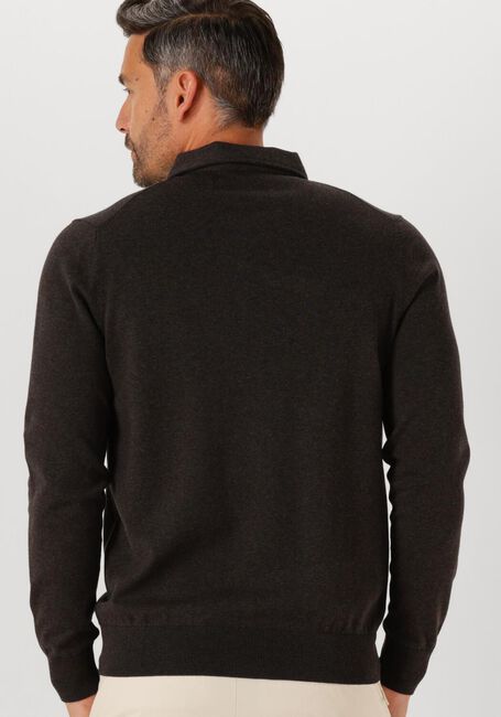 Schwarze PROFUOMO Polo-Shirt POLO ONEPIECE LS - large