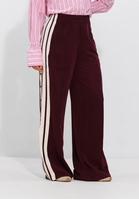 Bordeaux CATWALK JUNKIE Weite Hose SIDE BUTTON TRACKSUIT TROUSERS - large
