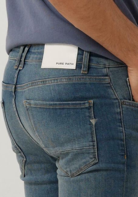 Blaue PURE PATH Slim fit jeans W1201 THE DYLAN - large