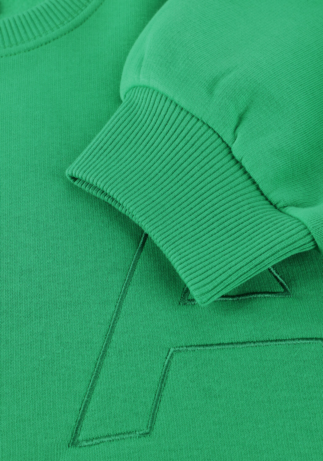 Gr&uuml;ne ALIX THE LABEL Sweatshirt LADIES KNITTED EMBROIDERED A SWEATER - large