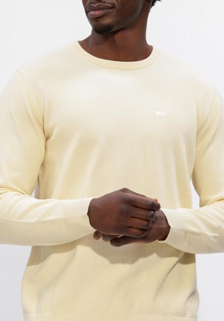Creme LEVI'S Pullover LIGHTWEIGHT HM SWEATER RUTABAGA PIQUE - large