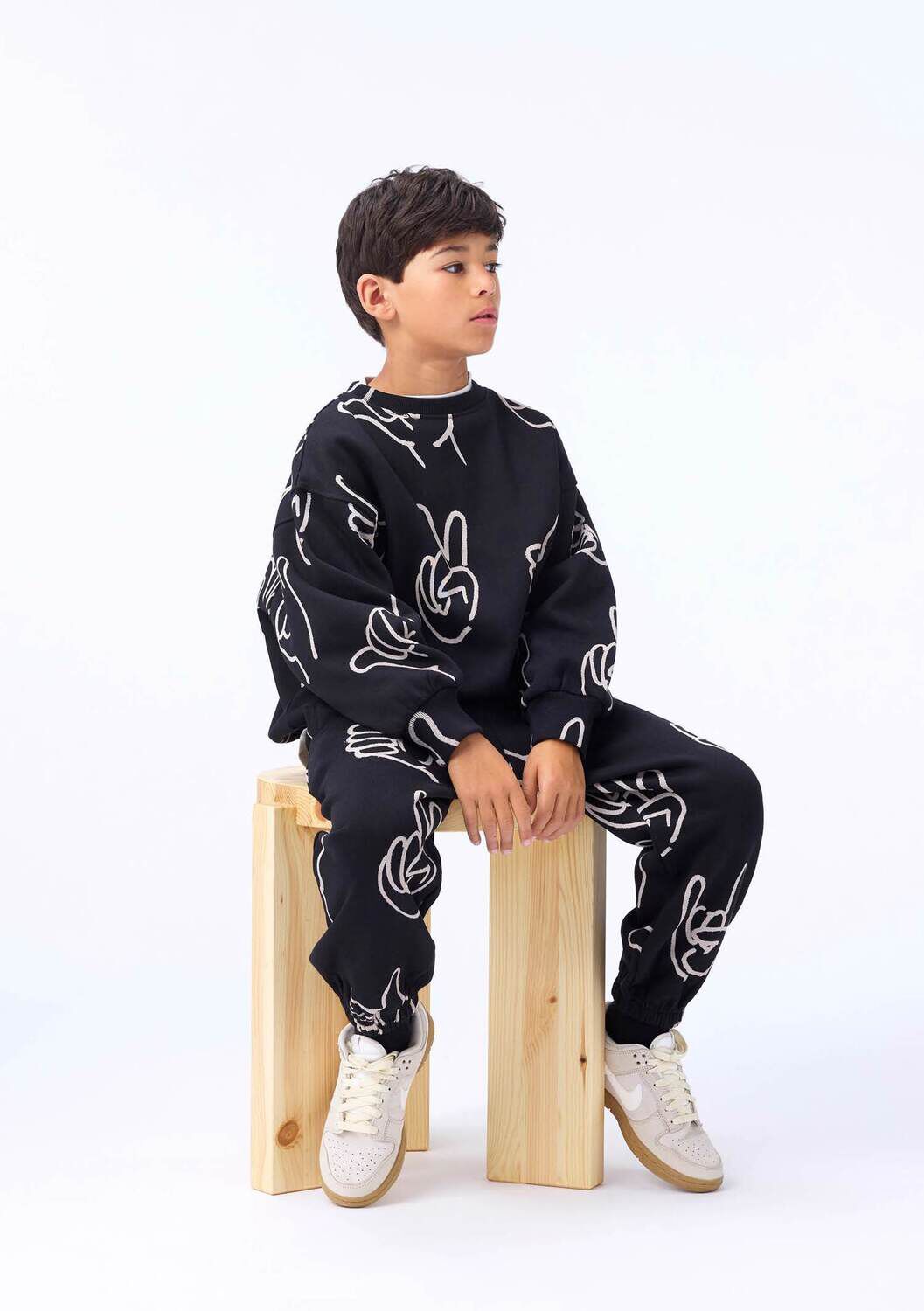 Schwarze MOLO Pullover MONTI - large