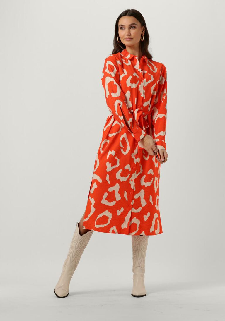 koralle object midikleid jacira tilda l/s shirt dress