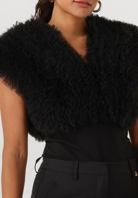 Schwarze HAUTE L'AMITIÉ Top NEW FUNKY BODYSUIT - large