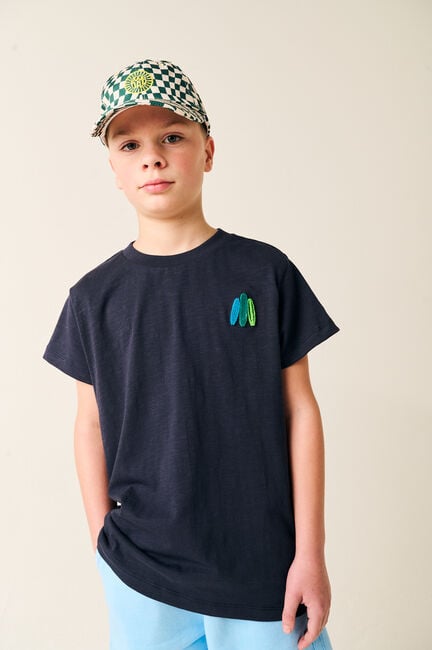 Blaue TUMBLE 'N DRY T-shirt OCEAN BAY - large