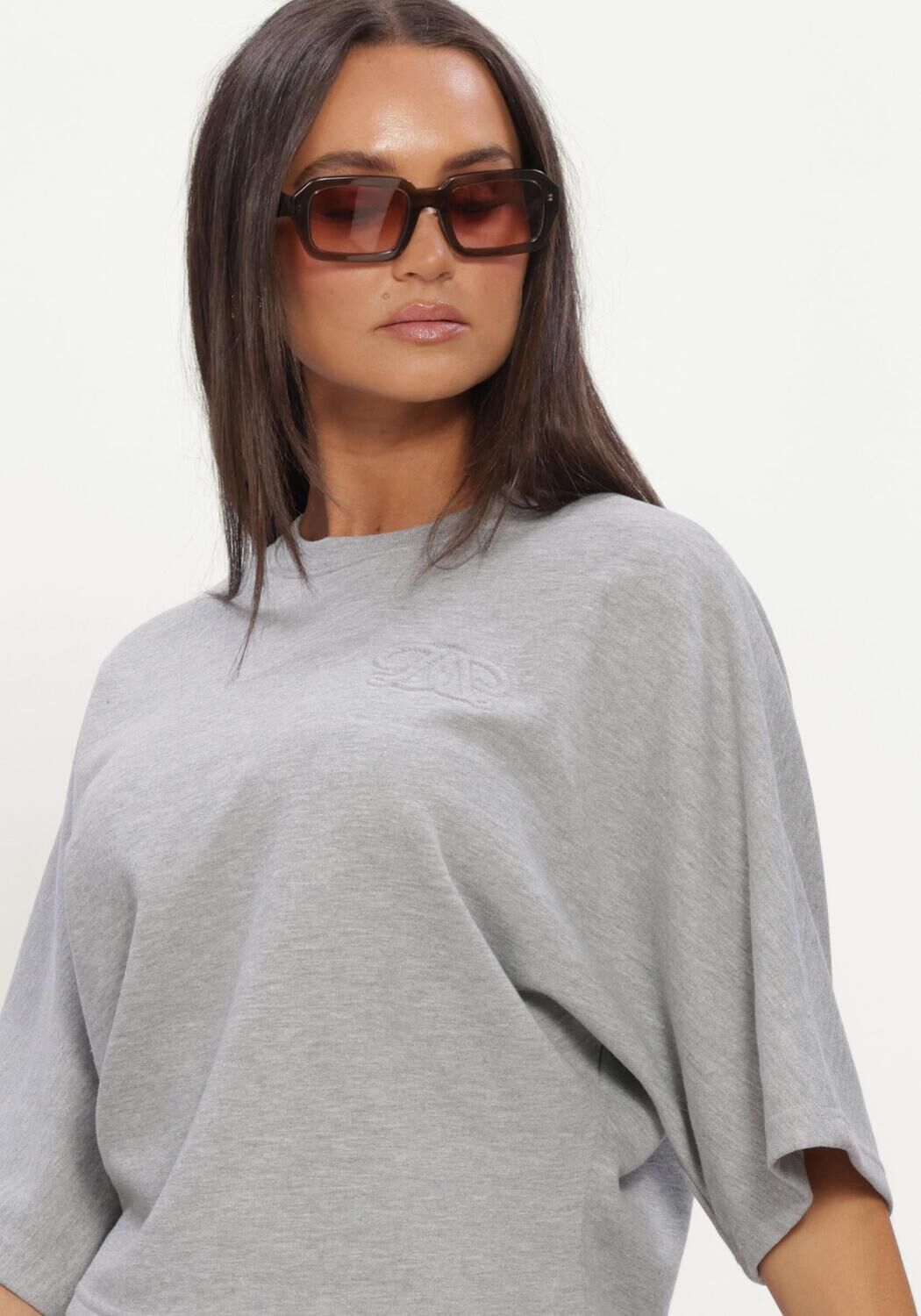 Graue DANTE6 Pullover & Cardigans DEVON WASHED BATWING SWEAT - large