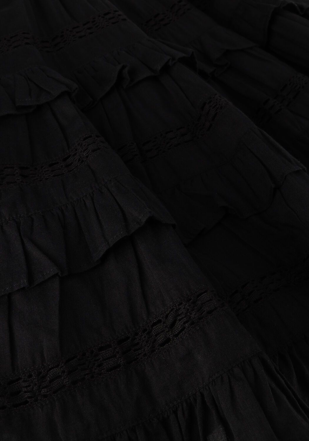 Schwarze NOTRE-V Minikleid VOILE DRESS - large