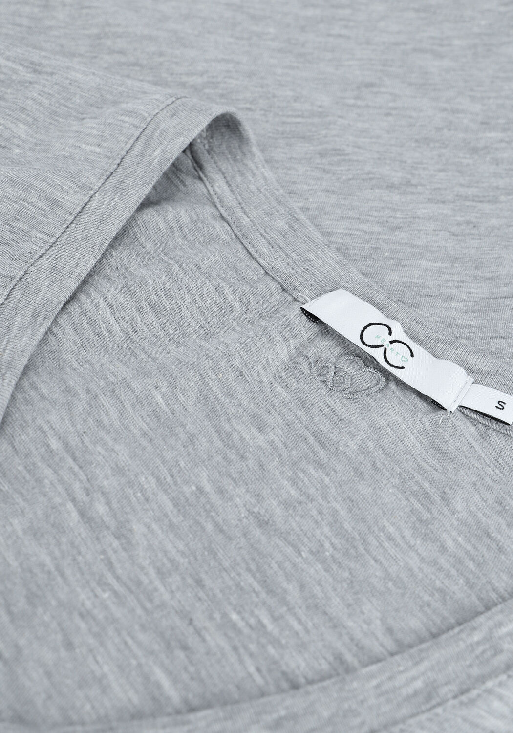 Graue CC HEART T-shirt BASIC V-NECK TSHIRT - large