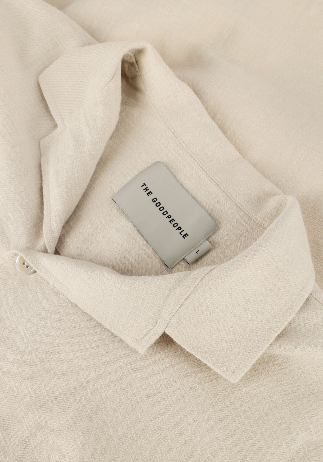 Beige THE GOODPEOPLE Casual-Oberhemd SLIN - large