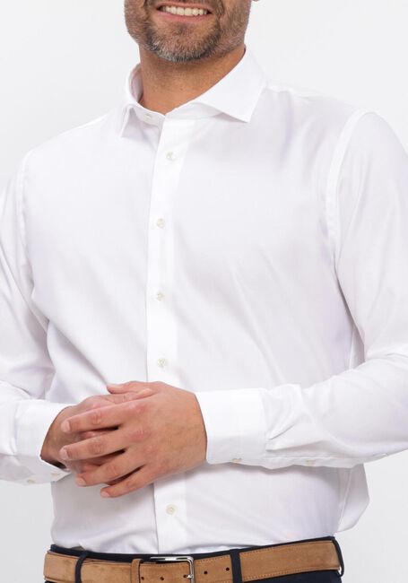 Wei&szlig;e PROFUOMO T-shirt SHIRT CUTAWAY SF - large