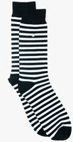 Schwarze ALFREDO GONZALES Socken STRIPES BLACK WHITE - medium