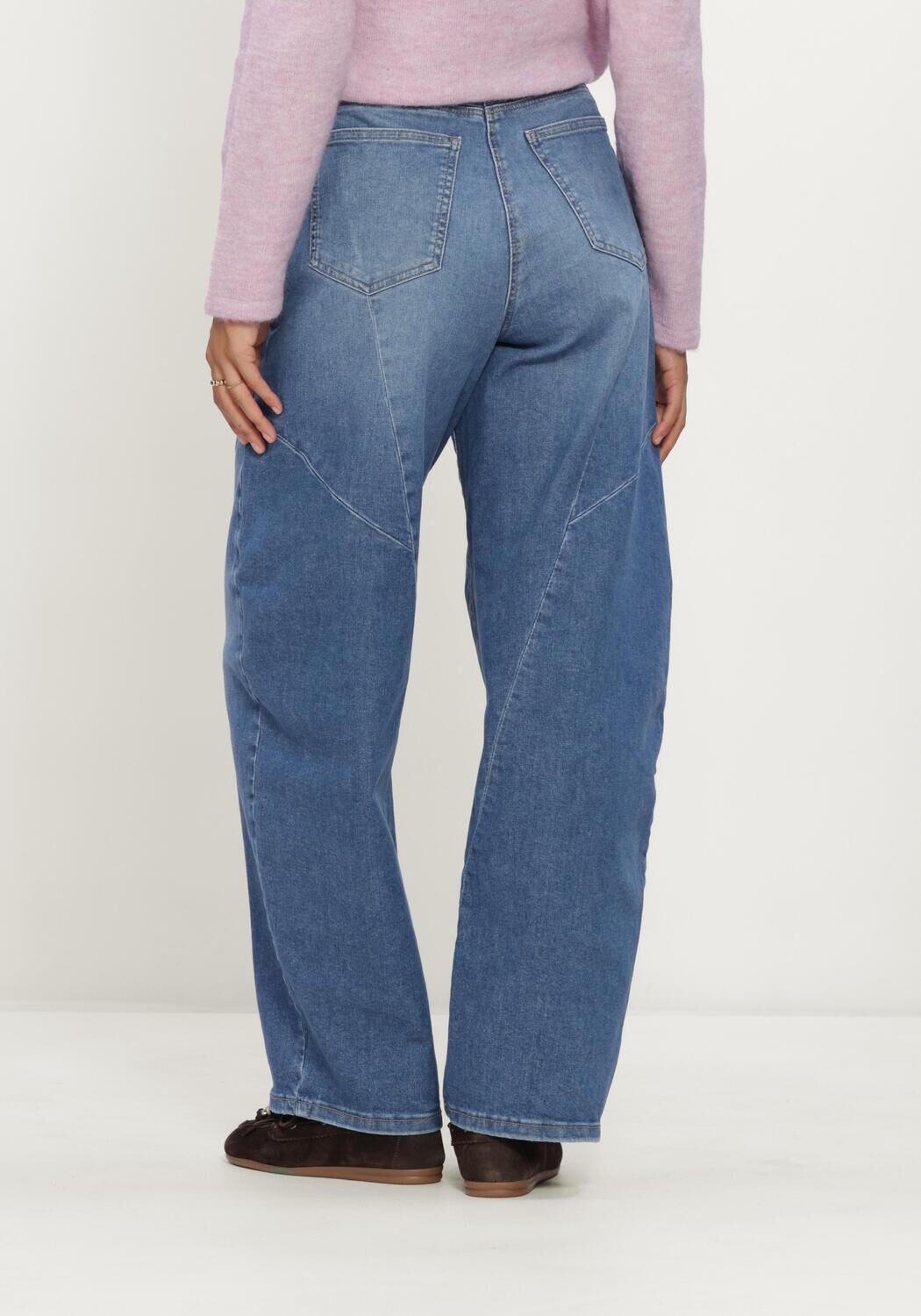 Blaue MAC Wide jeans 0333L AUTH. COMFORT VINTAGE DENIM DAKOTA SEAM BARREL FIT - large