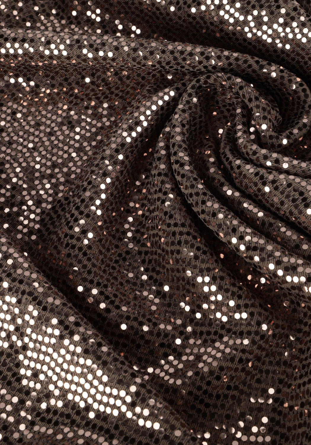 Silberne ANA ALCAZAR Minikleid DRESS WIDE SLEEVES - large