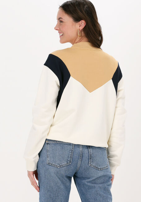 Beige SCOTCH & SODA Sweatshirt COLOR BLOCK ORGANIC COTTON SWEAT - large