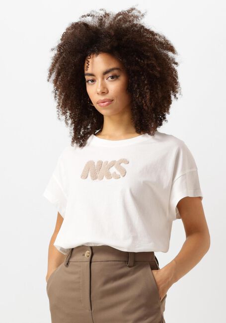 Weiße NUKUS T-shirt LAGOS SHIRT - large