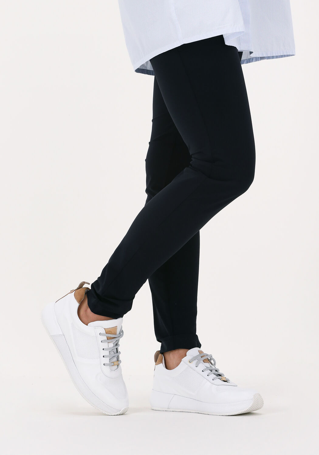 Wei&szlig;e FRED DE LA BRETONIERE Sneaker Low 101010393 - large