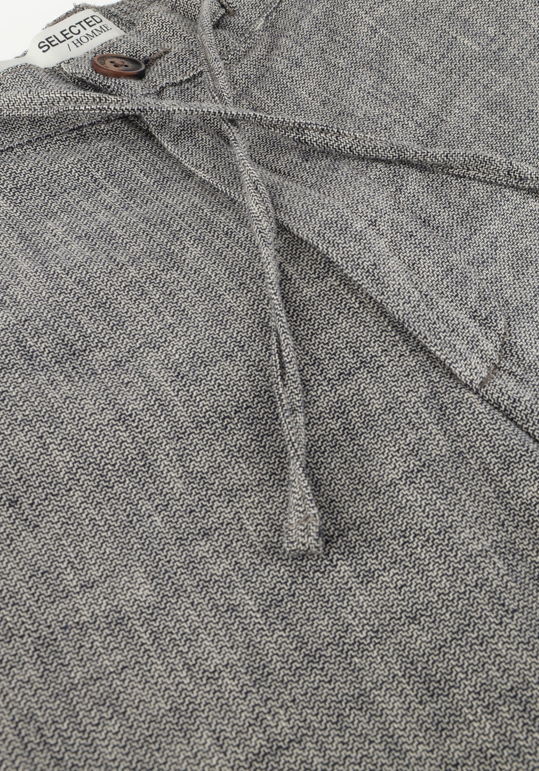 Dunkelblau SELECTED MEN Kurze Hose SLHCOMFORT-BRODY LINEN SHORTS - large