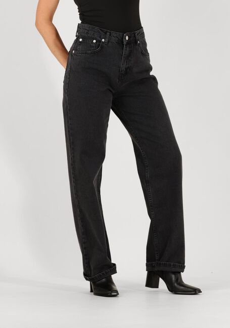Schwarze NEO NOIR Wide jeans SIMONA D PANTS - large