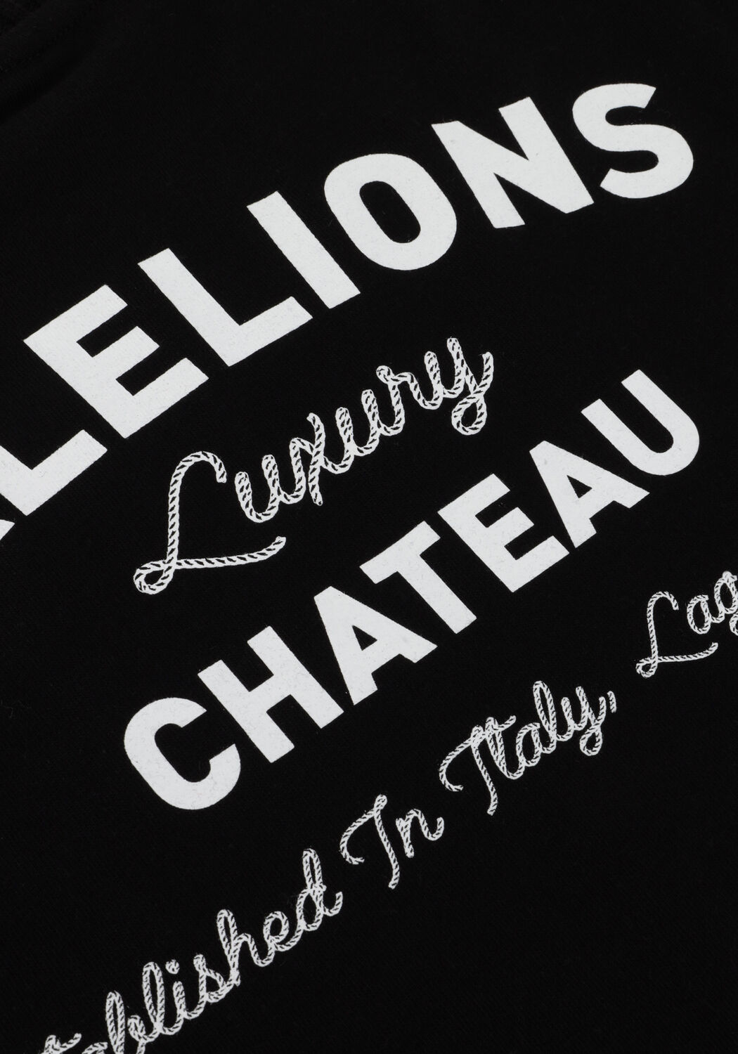 Schwarze MALELIONS T-shirt RELAXED KNITTED COLLAR T-SHIRT - large