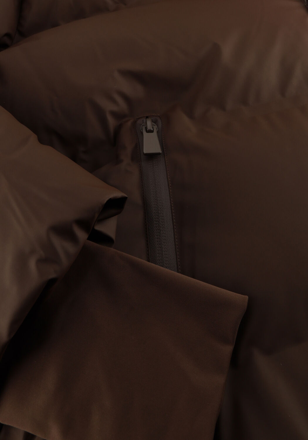 Braune NEO NOIR Wattierte Jack VIVIANA C PUFFER JACKET - large