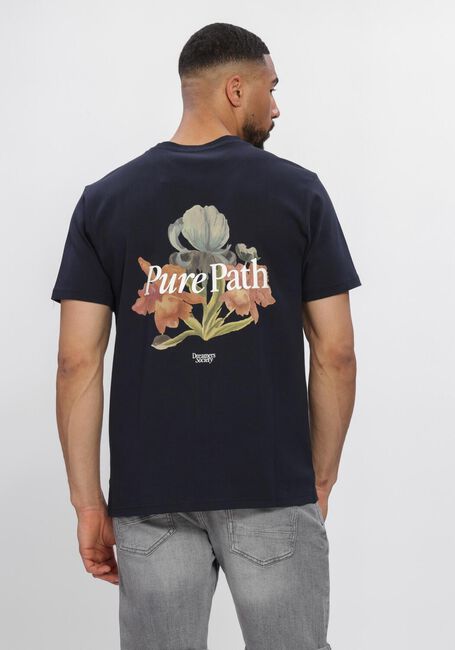 Dunkelblau PURE PATH T-shirt TRIO OF FLOWERS T-SHIRT - large
