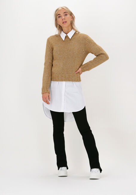 Beige VANILIA Pullover SMALL BUTTON - large