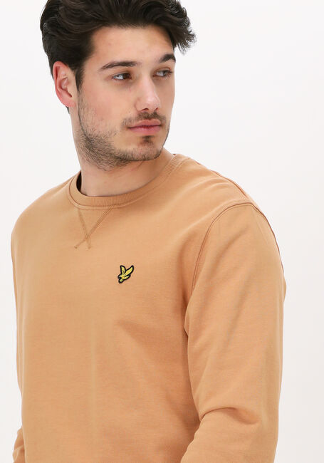 Orangene LYLE & SCOTT Pullover CREW NECK SWEATSHIRT - large