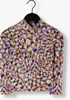 Mehrfarbige/Bunte SCOTCH & SODA  ALL-OVER PRINTED HIHG-NECK FITTED T-SHIRT - medium