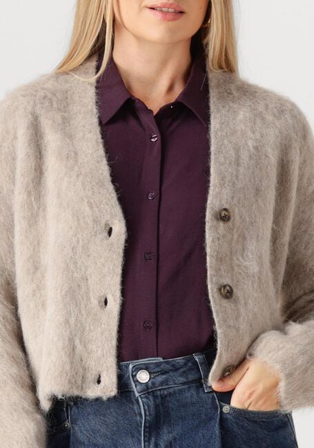 Beige SECOND FEMALE Strickjacke KARLA KNIT CARDIGAN - large