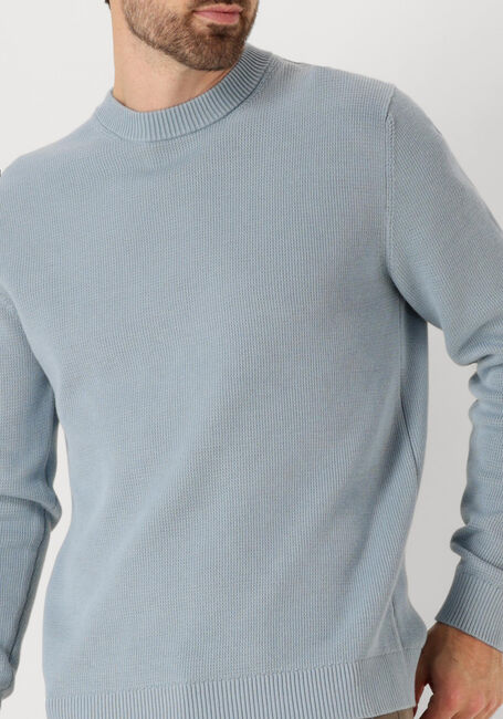 Hellblau SELECTED MEN Pullover SLHDANE LS KNIT STRUCTURE CREW NECK NOOS - large