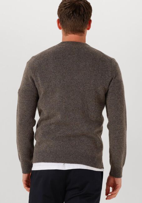 Braune PROFUOMO Pullover PULLOVER CREW NECK WOOLBLEND - large