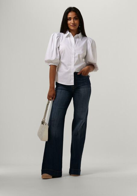 Weiße NOTES DU NORD Blusen KIRA SHORT SLEEVE SHIRT - large