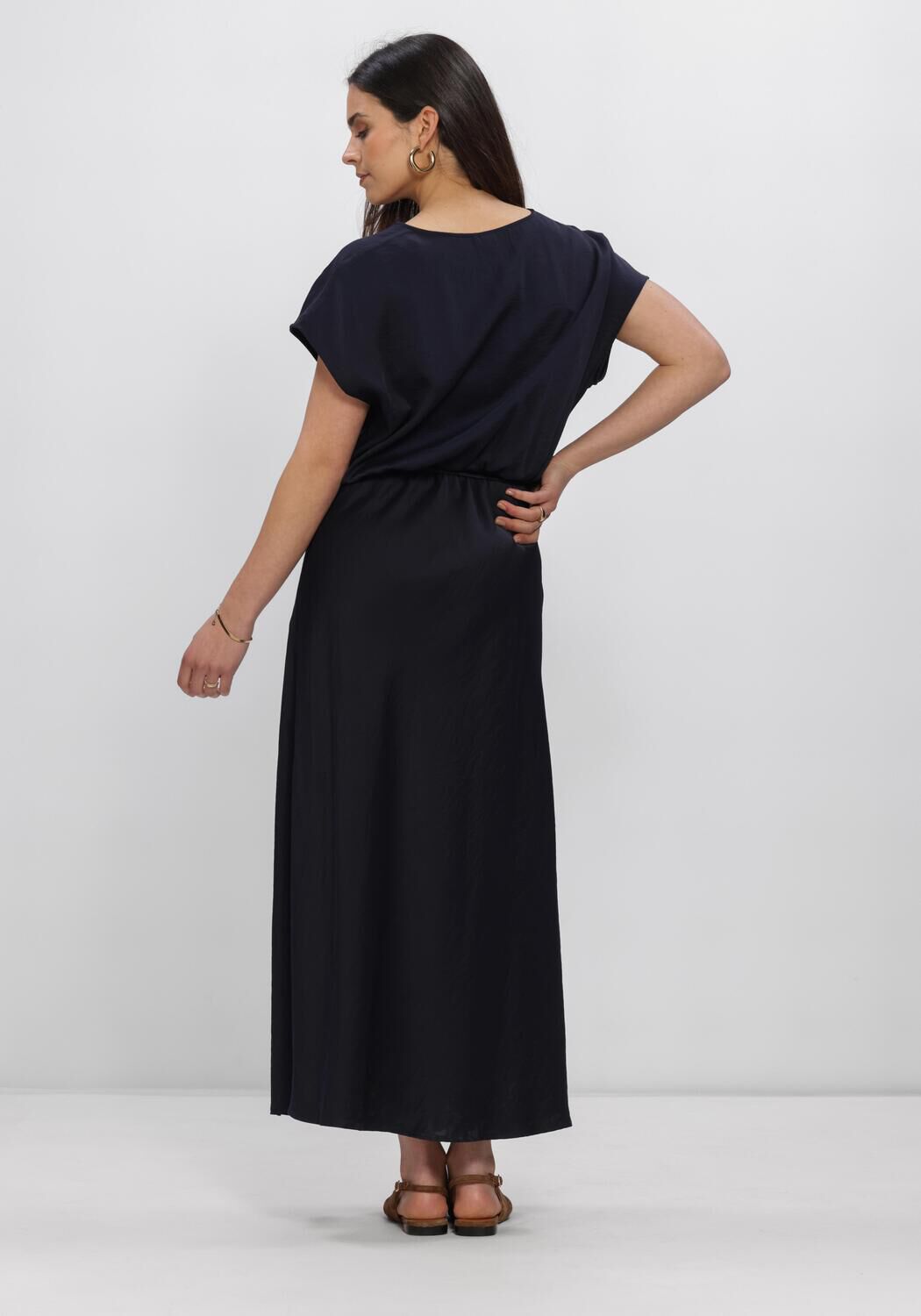 Blaue BEAUMONT Maxikleid AYMEE DRESS - large