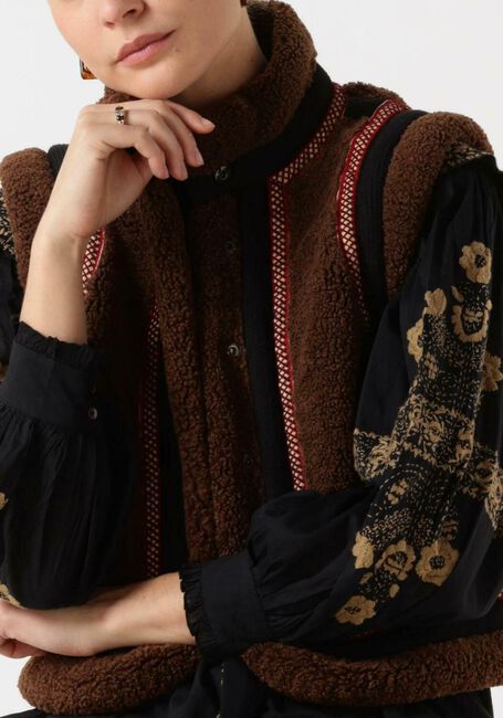 Braune ANTIK BATIK Gilet SABLI GILET - large