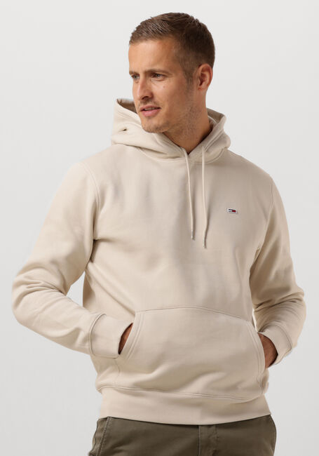 Beige TOMMY JEANS Sweatshirt TJM REGULAR FLEECE HOODIE - large