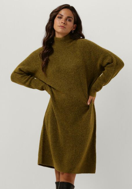 Grüne MOS MOSH Minikleid MMTHORA ALYN KNIT DRESS - large