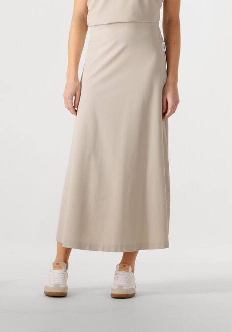 Beige PENN & INK Midirock SKIRT - large
