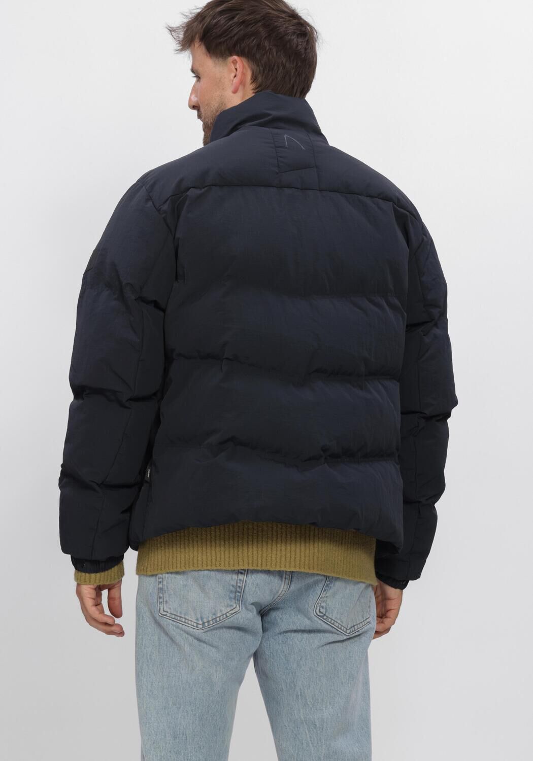 Dunkelblau CHASIN Wattierte Jack FROST GRID - large