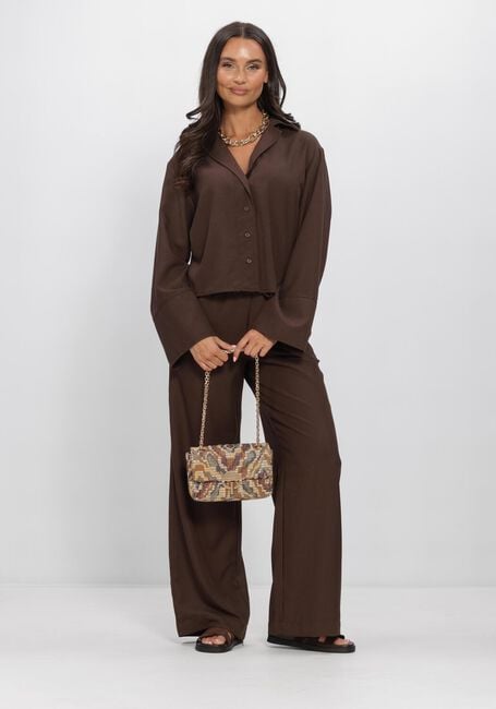 Braune AIMEE THE LABEL Hosen SJOERDHS TROUSERS - large