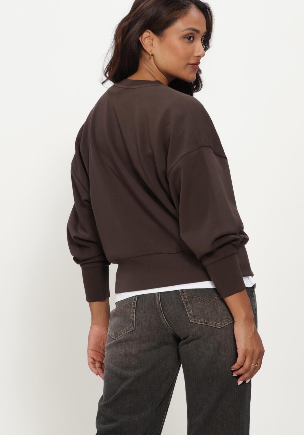Braune MOS MOSH Pullover MMNIMA O-LS SWEATSHIRT - large