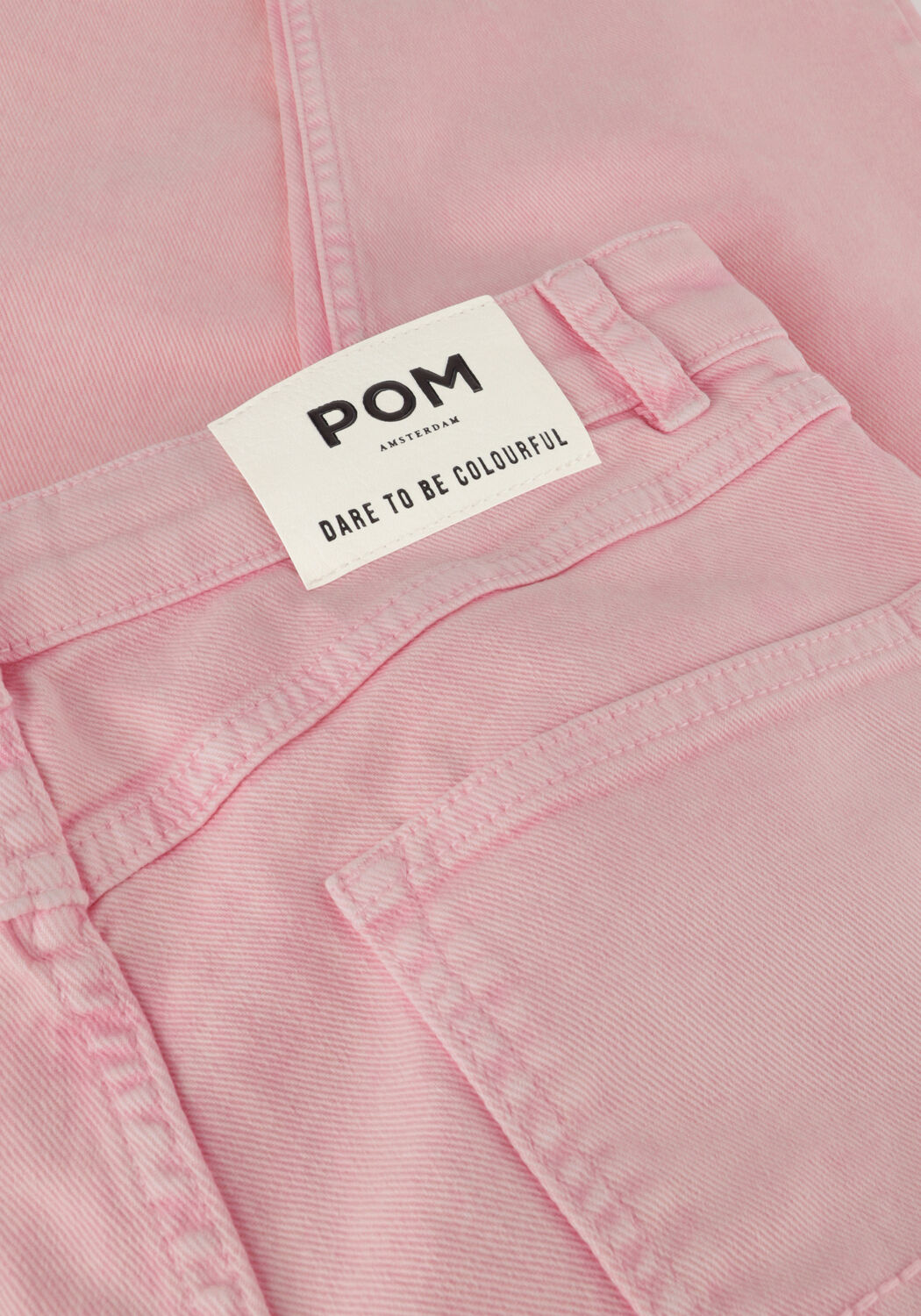 Rosane POM AMSTERDAM Straight leg jeans ELLI STRAIGHT BLOOMING PINK JEANS - large