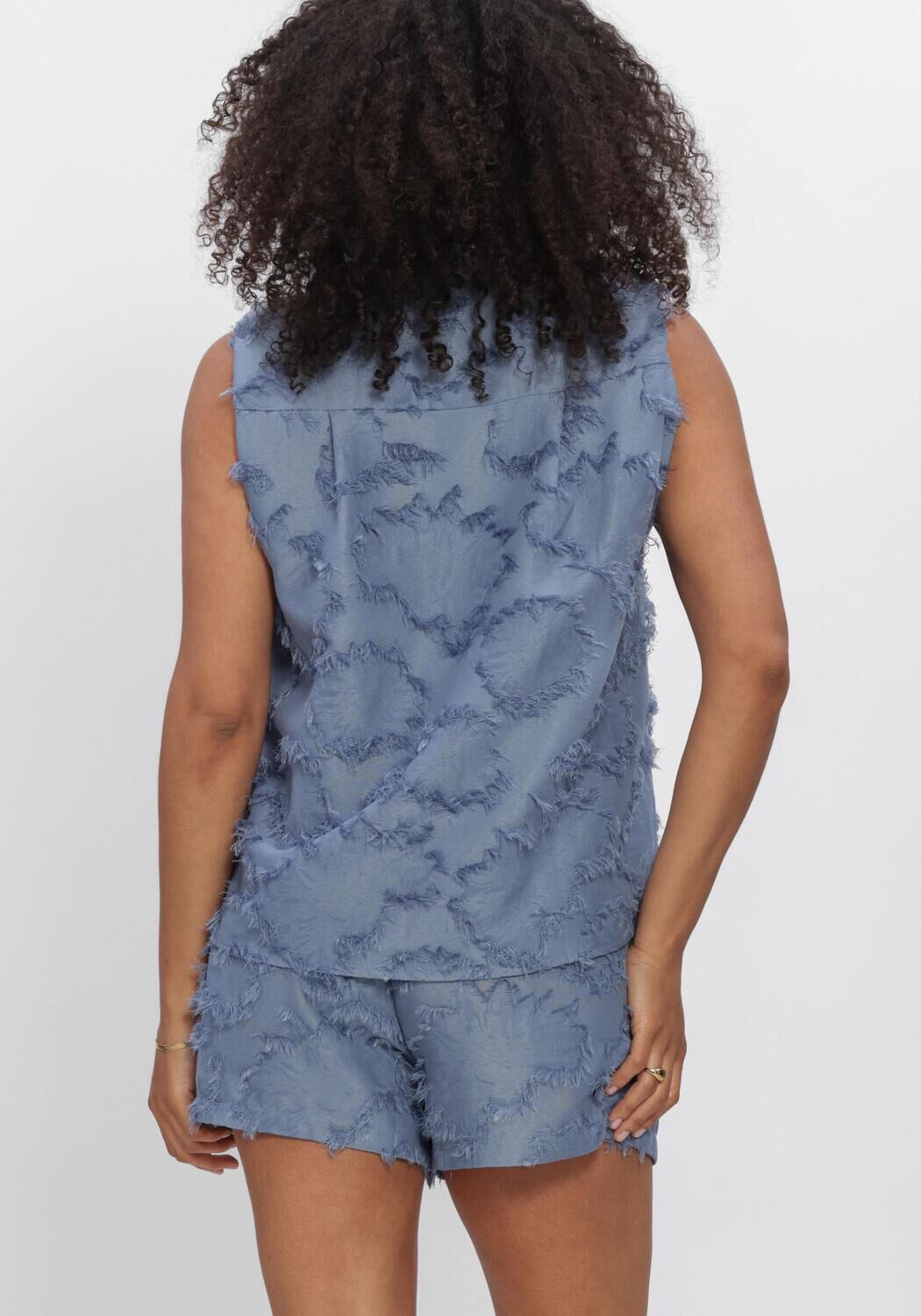 Blaue STUDIO AMAYA Blusen STORM BLOUSE - large